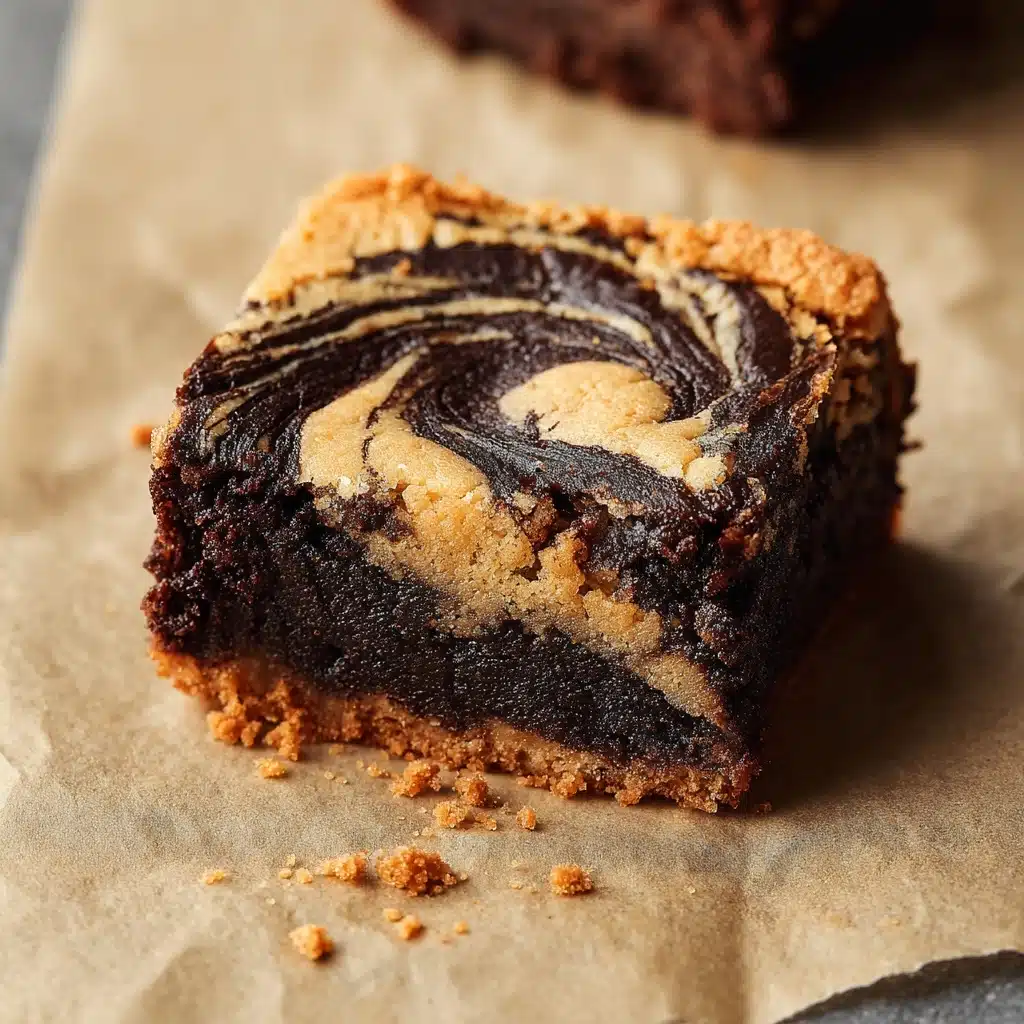 Peanut Butter Brownie Swirl Cookies Recipe - Recipe Image