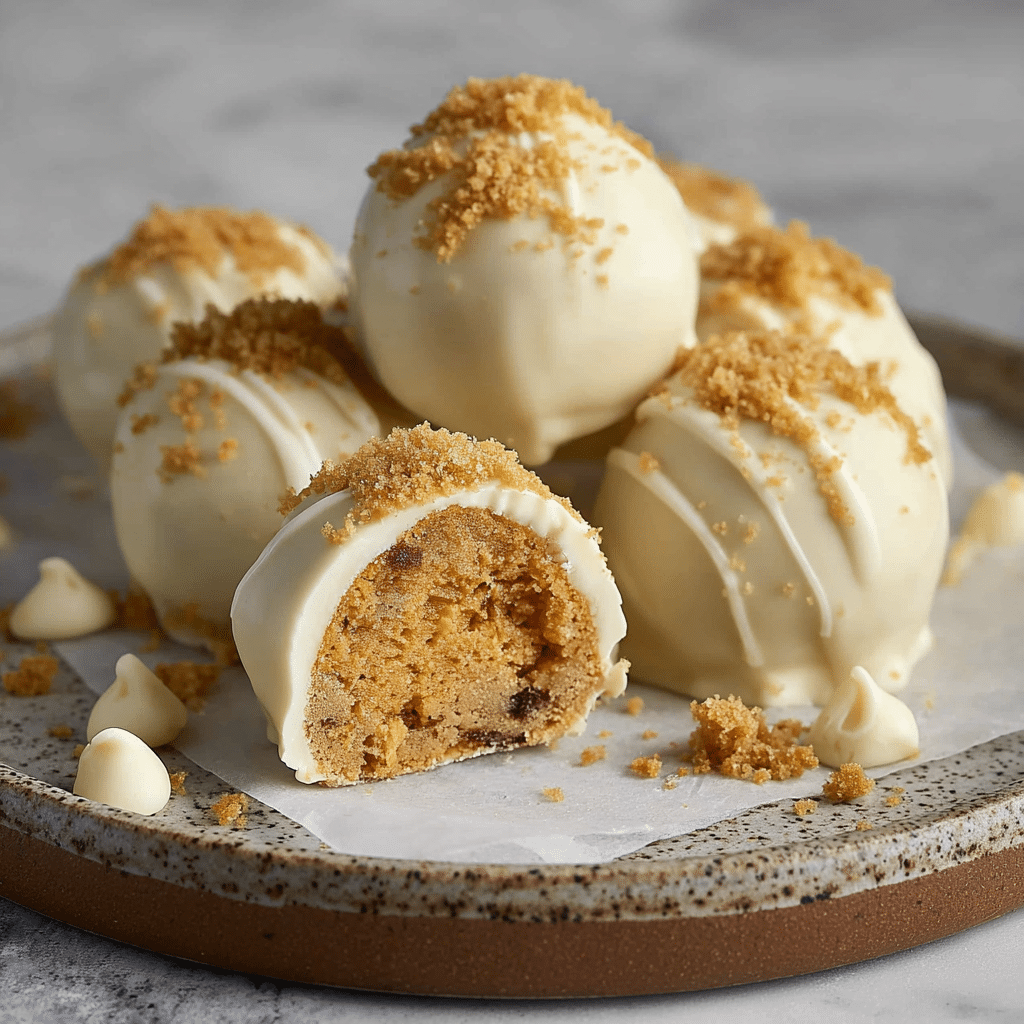 Pumpkin Pie Cheesecake Balls Recipe - Recipe Image