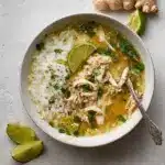 Ginger Lime Chicken and Rice Soup Recipe