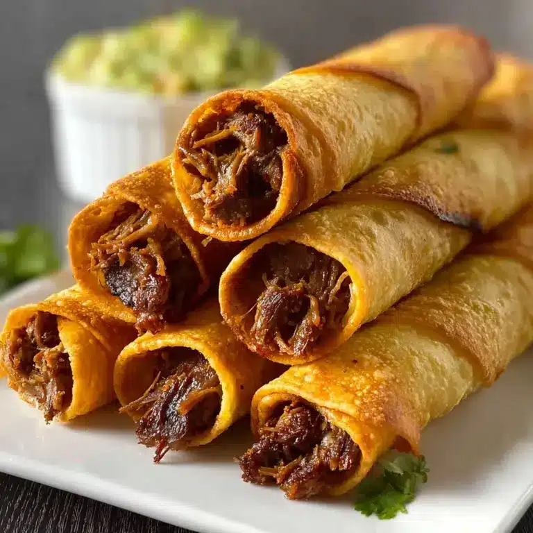 Shredded Beef Taquitos Recipe
