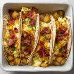 Tasty Baked Breakfast Tacos Recipe