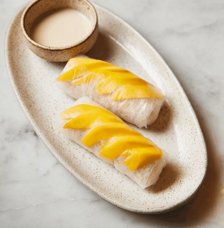 Mango Sticky Rice Rolls Recipe