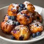 Air Fryer Blueberry Cottage Cheese Donut Holes Recipe