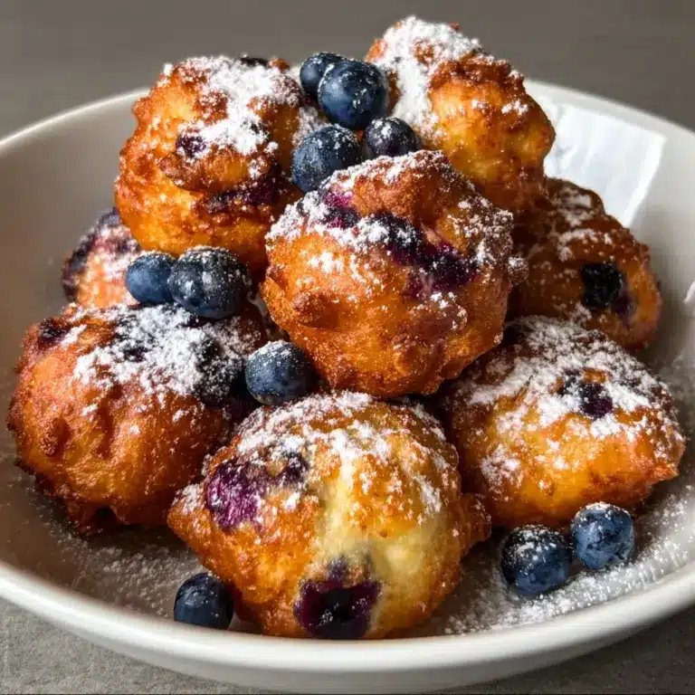 Air Fryer Blueberry Cottage Cheese Donut Holes Recipe