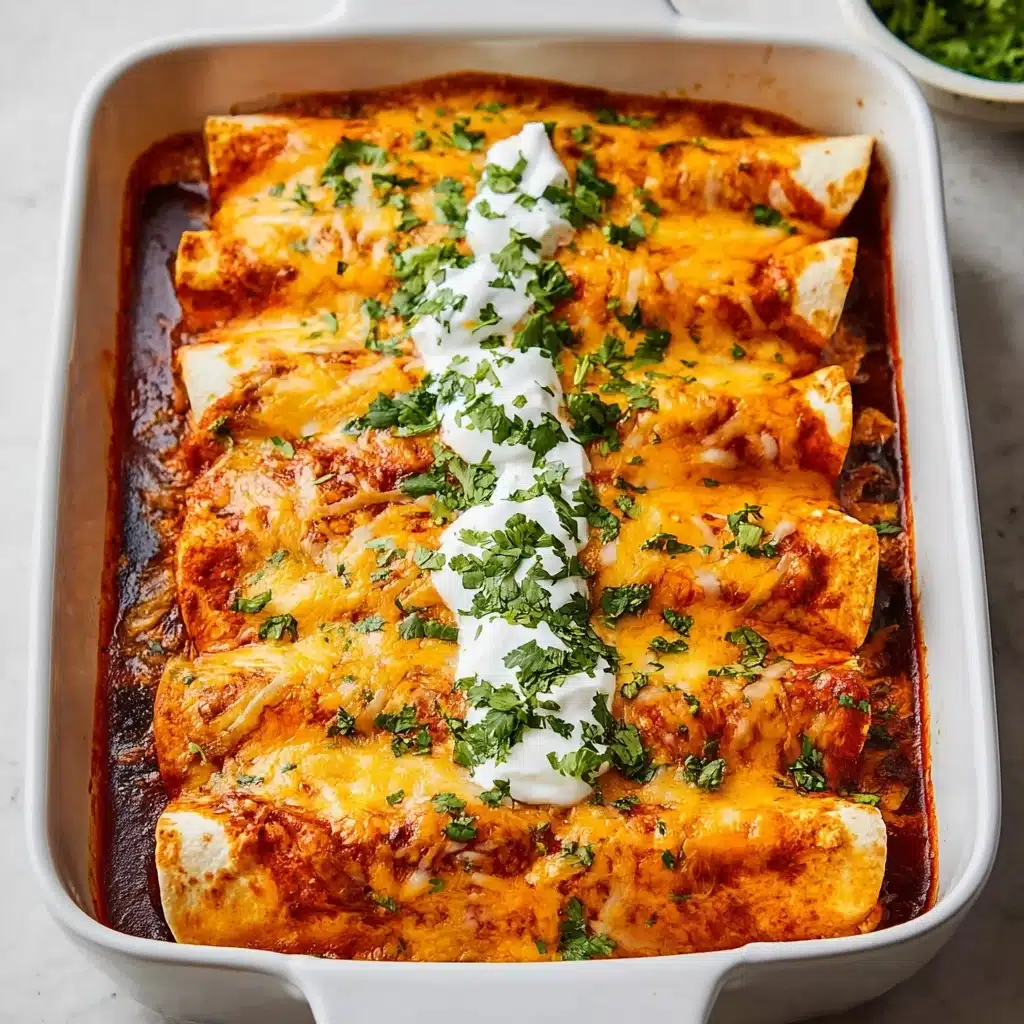 Homemade Easy Chicken Enchiladas Recipe