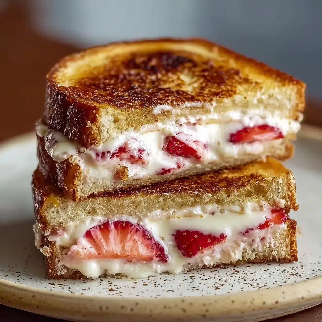 Fried Strawberry Cheesecake Sandwiches Recipe - Recipe Image