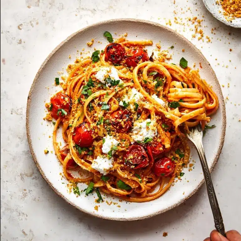 Roasted tomato sauce pasta Recipe