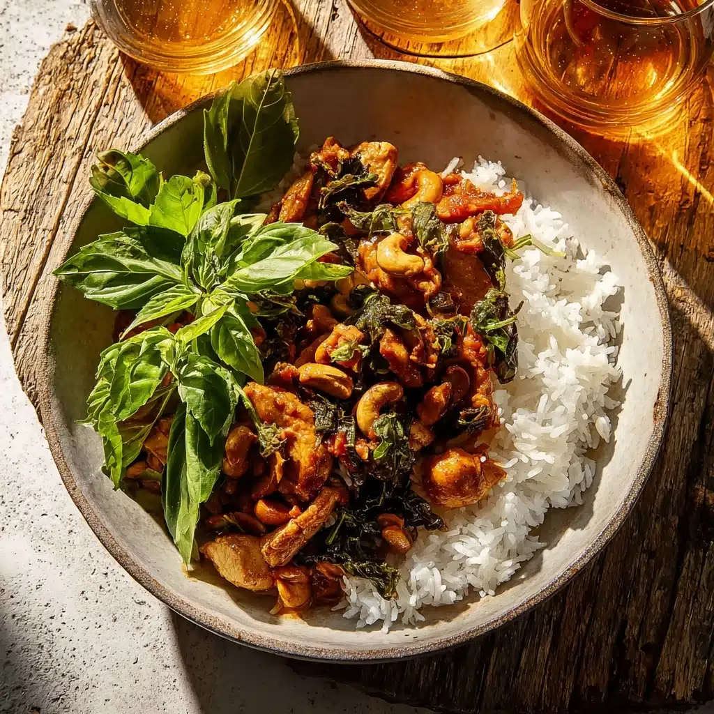 Coconut Curry Basil Chicken Recipe
