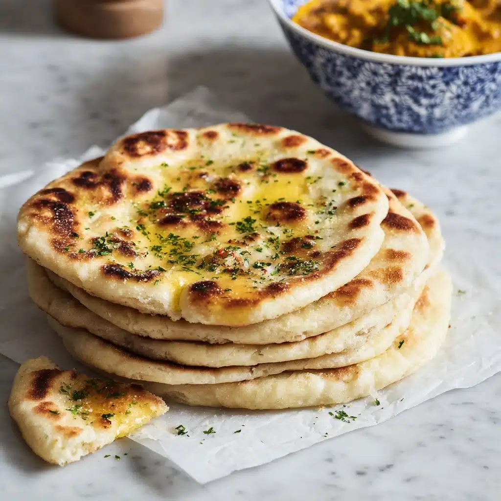 Cottage Cheese Garlic Naan (High Protein, No Yeast!) Recipe