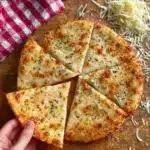 Air Fryer Cheesy Tortilla Garlic Bread Recipe