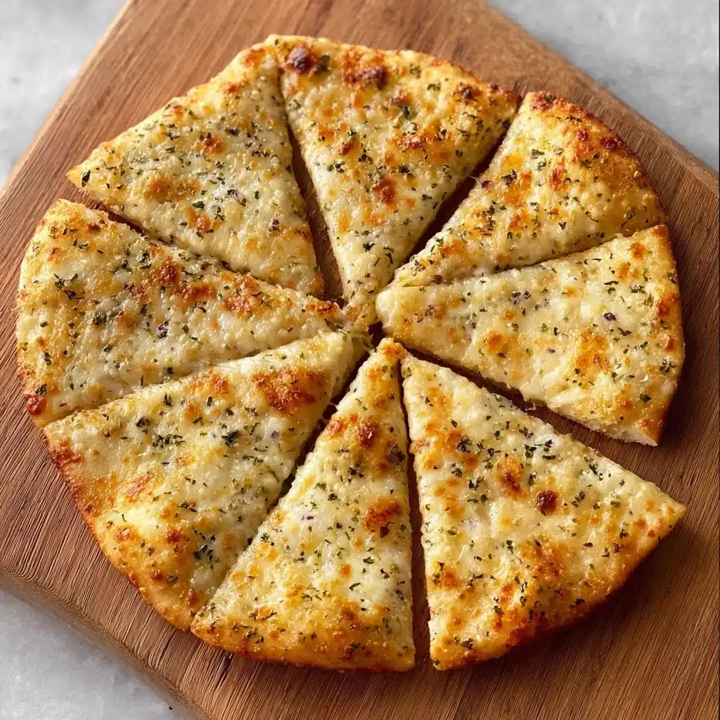 Air Fryer Cheesy Tortilla Garlic Bread Recipe - Recipe Image