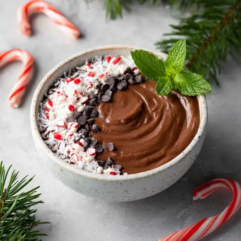 Peppermint Mocha Smoothie Bowl Recipe