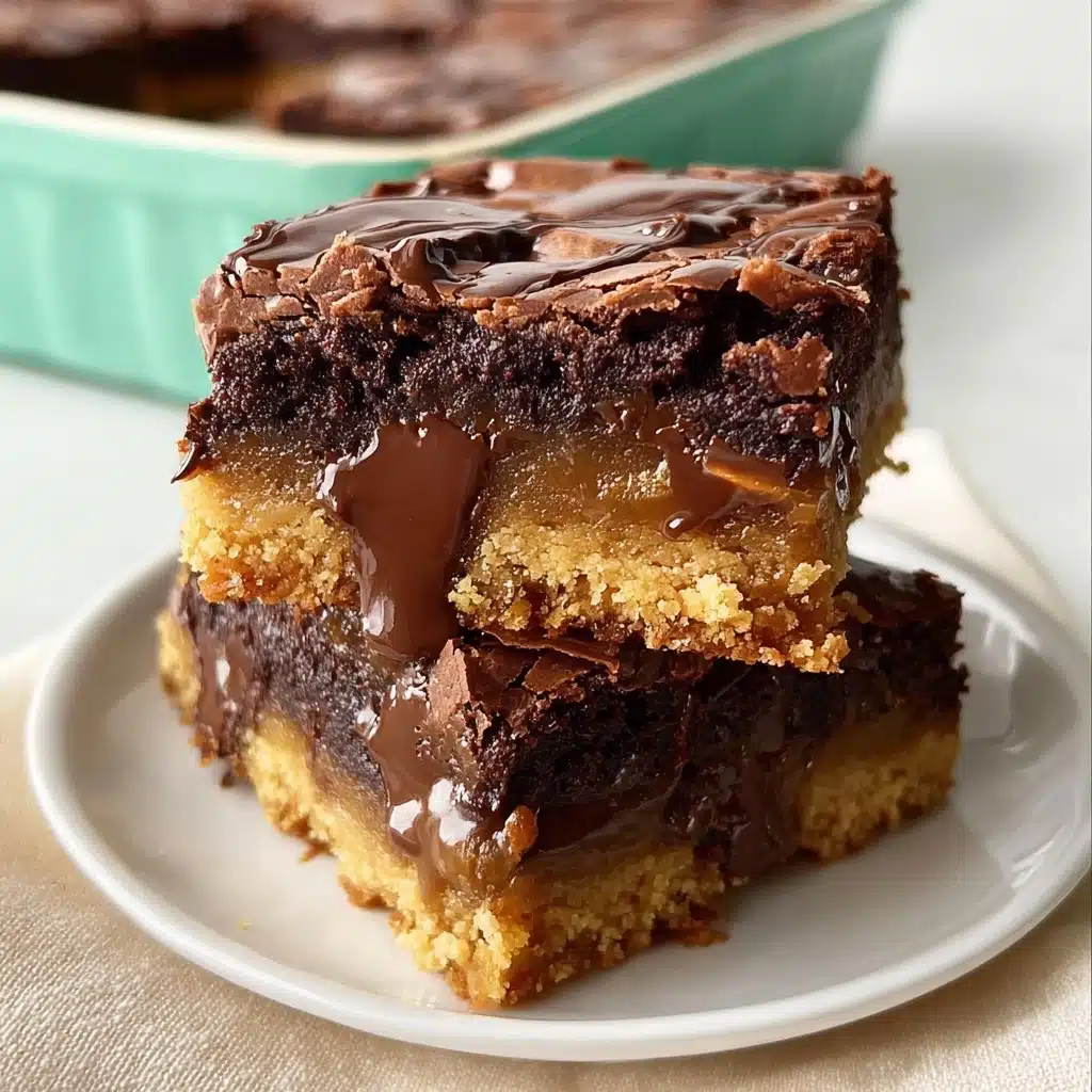 Reese's Peanut Butter Cup Stuffed Brookie Bars Recipe
