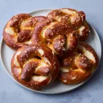 Three Cheese Stuffed Soft Pretzels Recipe