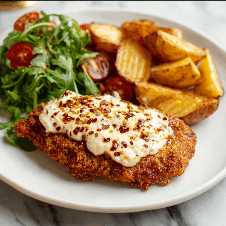 Crispy Hot Honey Feta Chicken Recipe