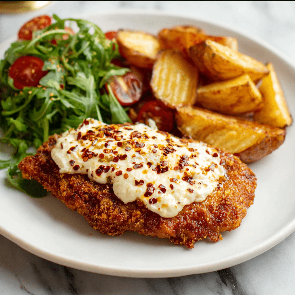 Crispy Hot Honey Feta Chicken Recipe