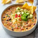 Crockpot Vegetarian Tortilla Soup Recipe