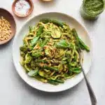 Green bean pesto pasta Recipe