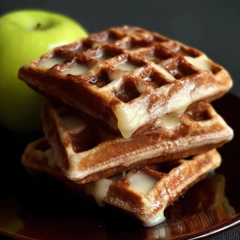 Apple Fritter Waffle Donuts Recipe