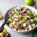 APPLE QUINOA SALAD + TAHINI MAPLE DRESSING Recipe