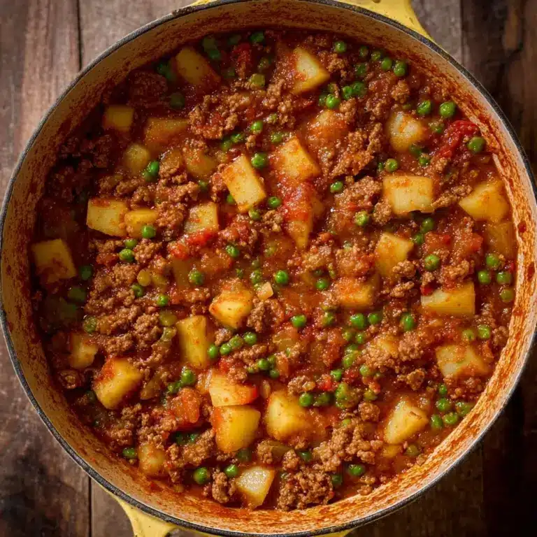 Indian Keema Aloo (Ground Beef and Potatoes) Recipe