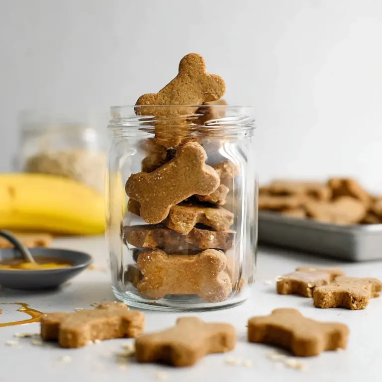 3-Ingredient Peanut Butter Banana Dog Treats Recipe