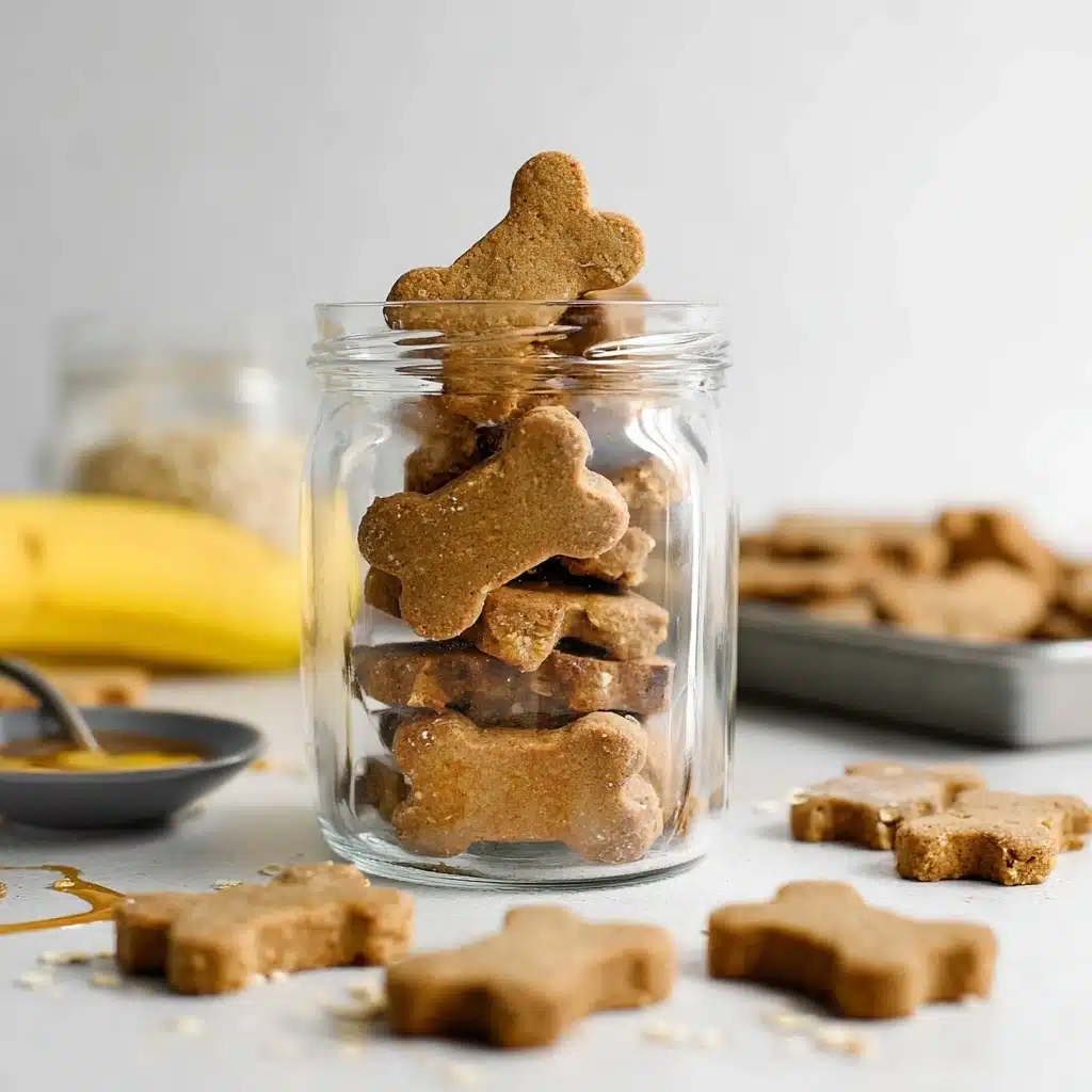 3-Ingredient Peanut Butter Banana Dog Treats Recipe - Recipe Image