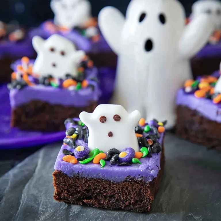 Spooky Ghost Brownies Recipe