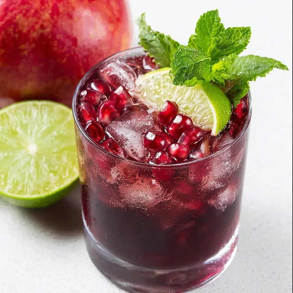 Pomegranate Mojitos Recipe - Recipe Image
