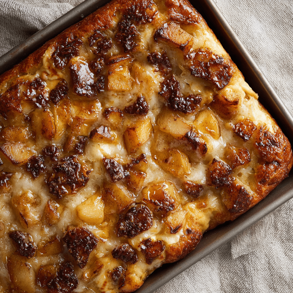 Apple Fritter Focaccia Recipe - Recipe Image