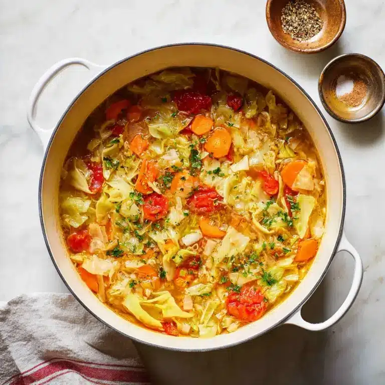 Cabbage Soup with Turmeric and Ginger Recipe