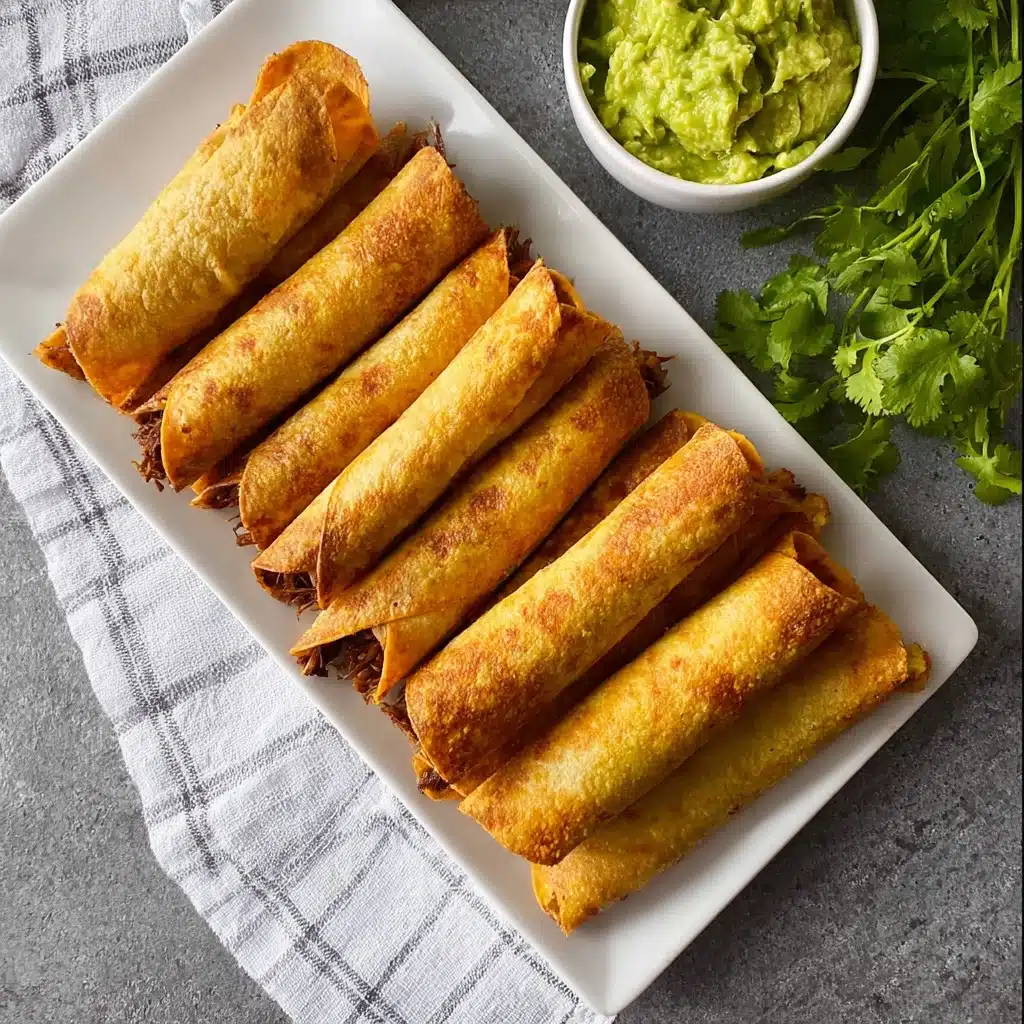 Shredded Beef Taquitos Recipe - Recipe Image