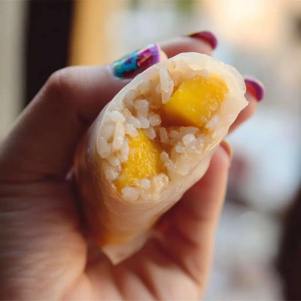 Mango Sticky Rice Rolls Recipe