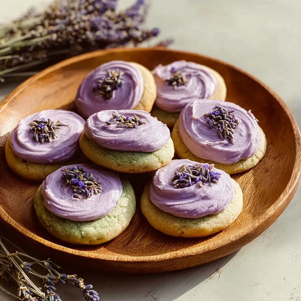 Dreamy Matcha Lavender Sugar Cookies Recipe - Recipe Image