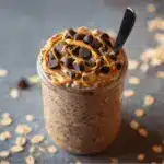 Chocolate Peanut Butter Overnight Oats Recipe
