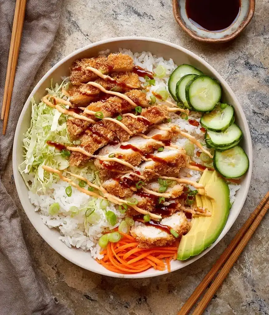 Crispy Chicken Katsu Bowls Recipe