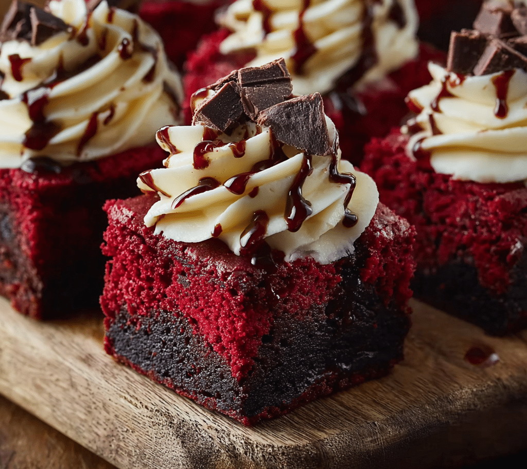 Vampire Bite Red Velvet Brownies Recipe