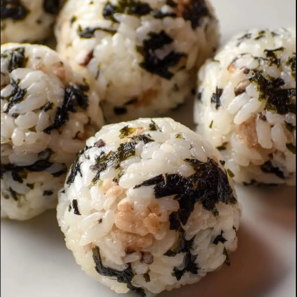 Tuna Mayo Rice Balls Recipe - Recipe Image