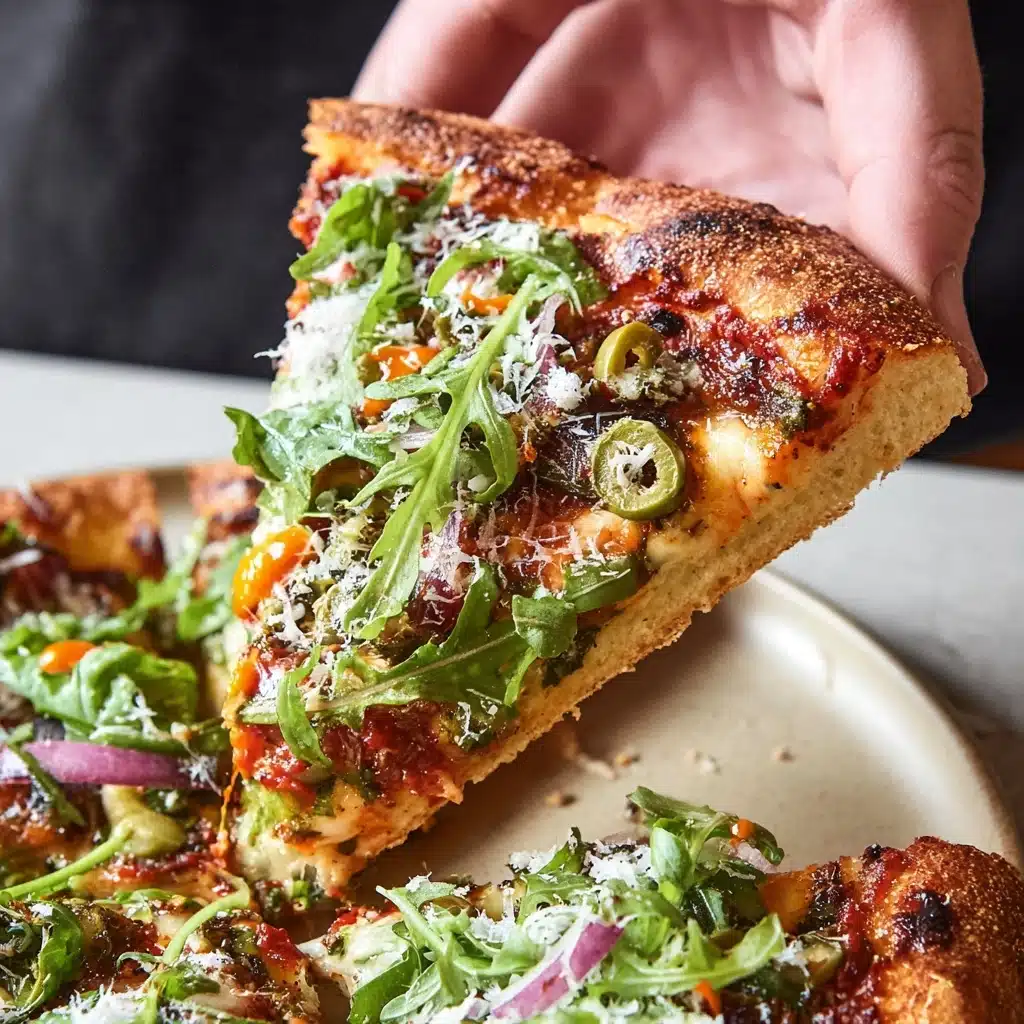 Arugula Salami Pizza Recipe