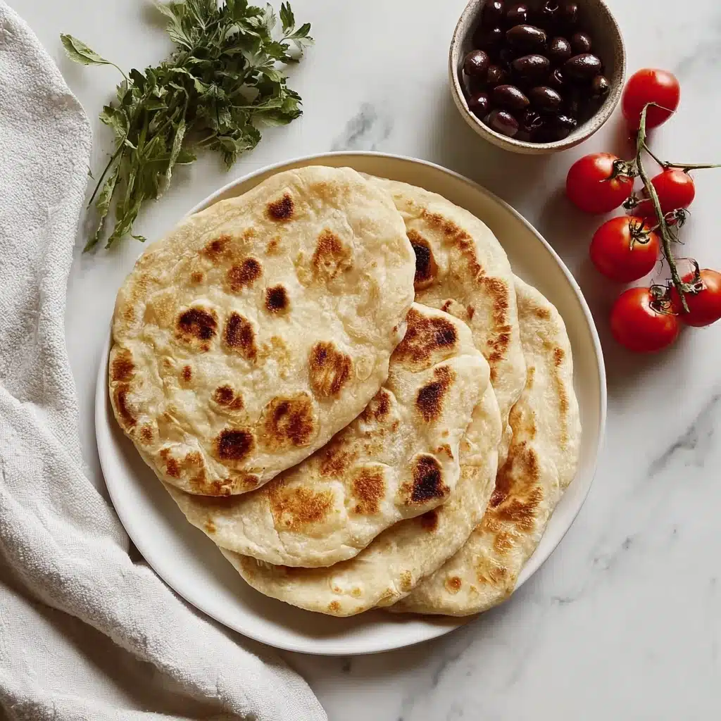 Cottage Cheese Garlic Naan (High Protein, No Yeast!) Recipe - Recipe Image