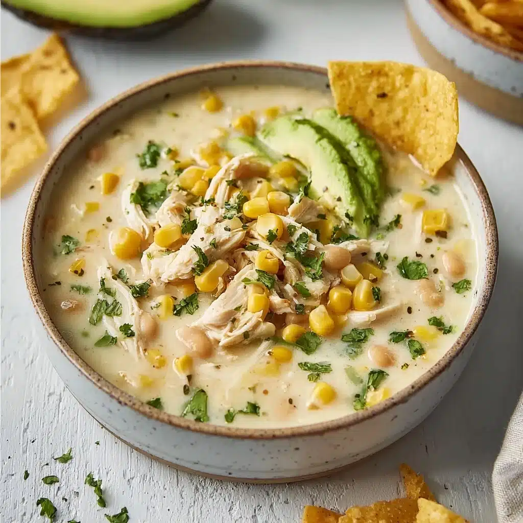 Mexican Street Corn White Chicken Chili Recipe - Recipe Image