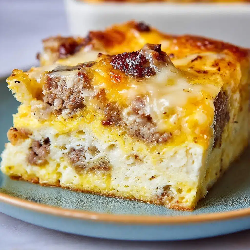 Biscuits and Gravy Casserole with Sausage and Eggs Recipe - Recipe Image