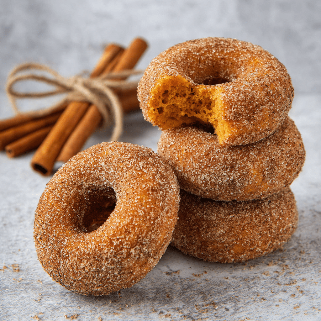 Spiced Apple Cider Baked Donuts Recipe - Recipe Image