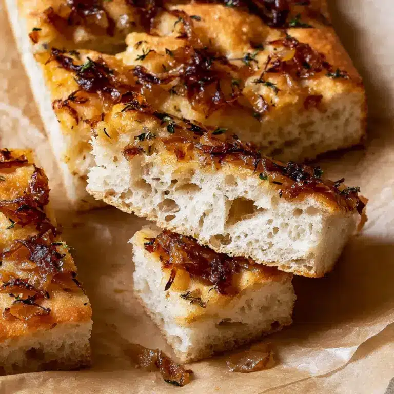 Caramelized Onion Focaccia Recipe