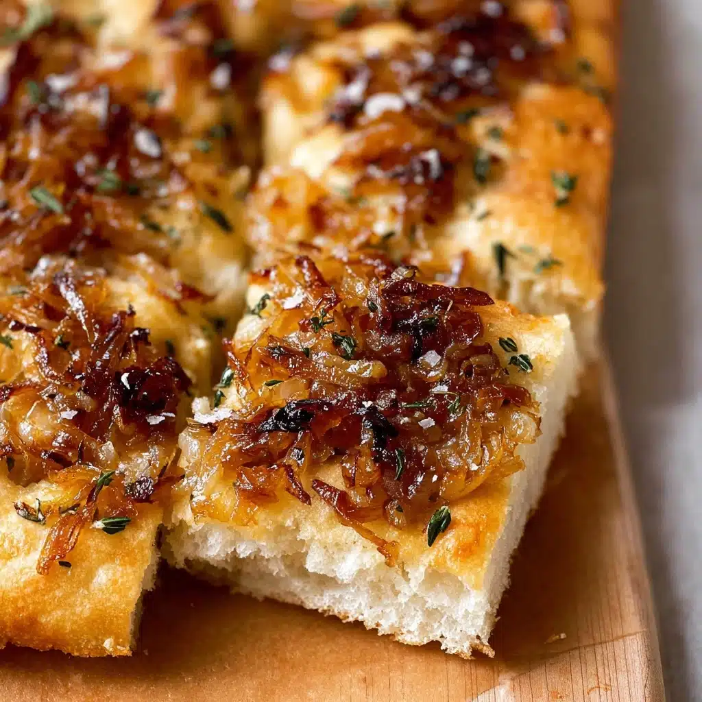 Caramelized Onion Focaccia Recipe - Recipe Image