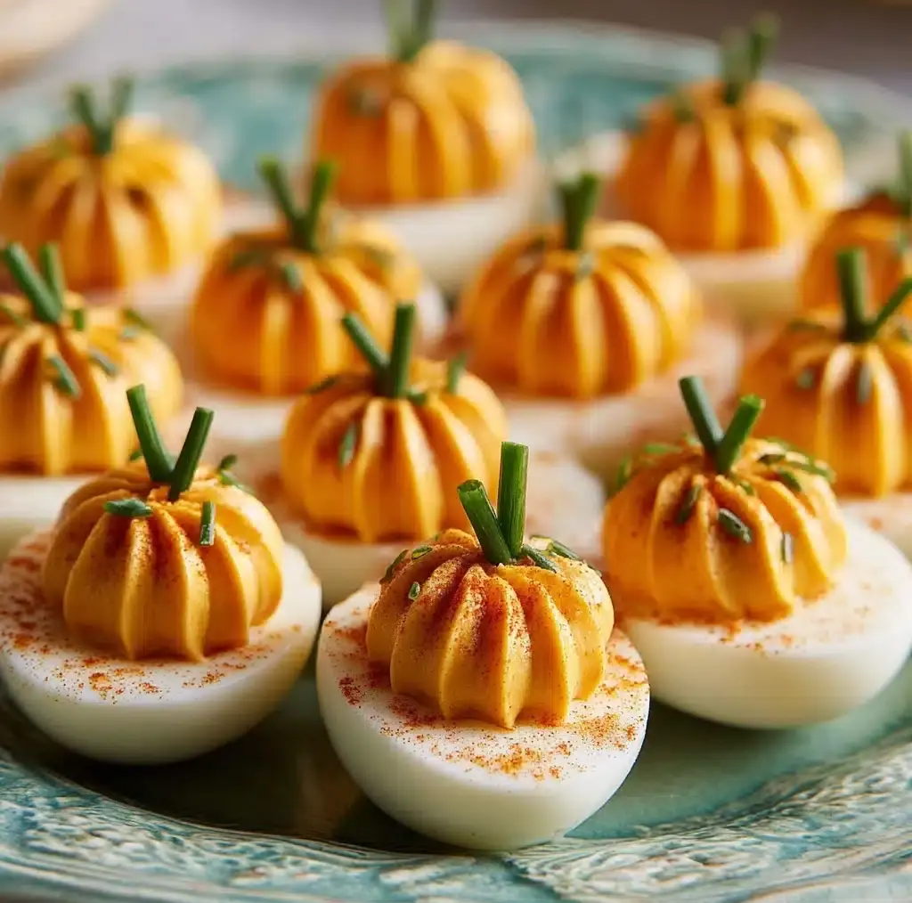 Pumpkin Patch Deviled Eggs Recipe