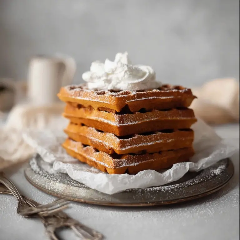 Gingerbread Waffles Recipe