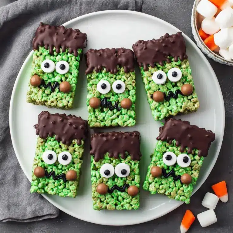 Frankenstein Rice Krispies Treats Recipe