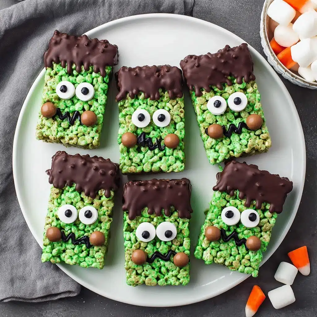 Frankenstein Rice Krispies Treats Recipe