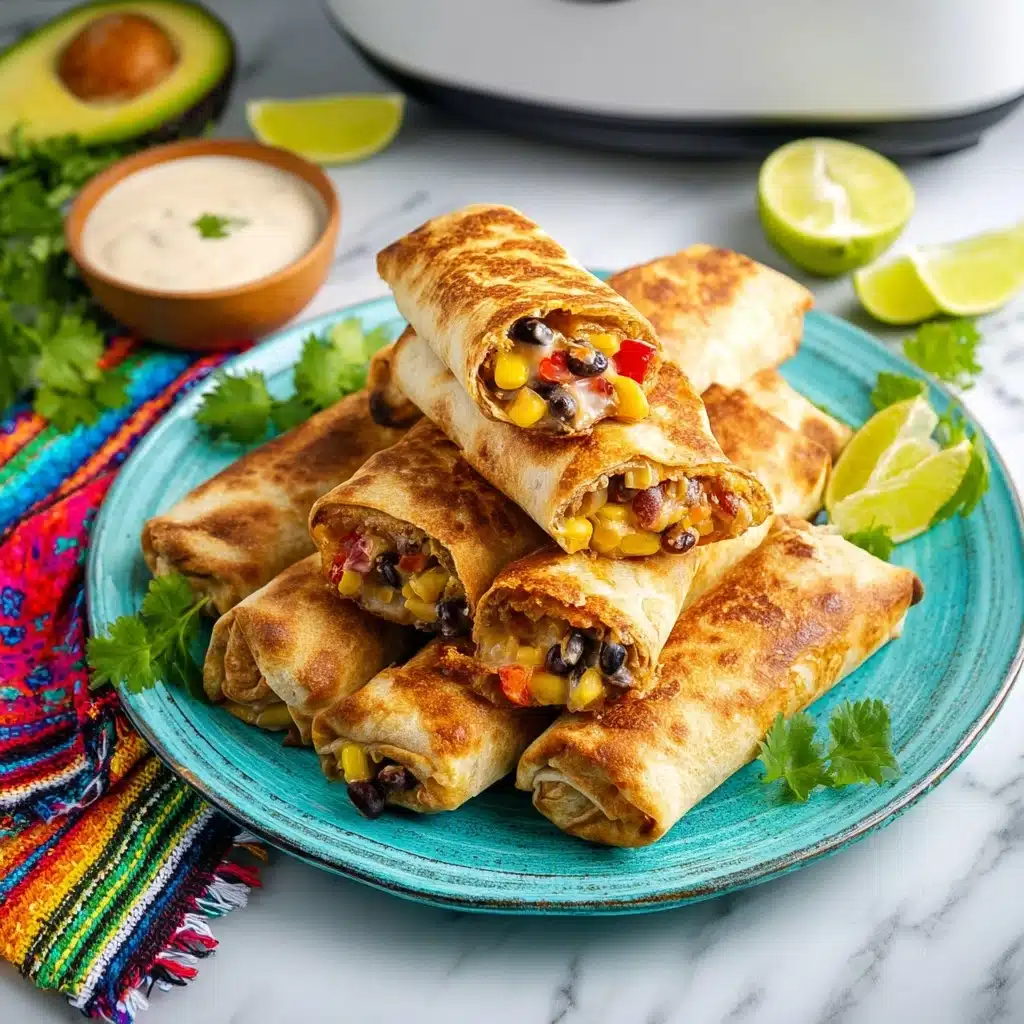 Air Fryer Southwest Egg Rolls Recipe - Recipe Image